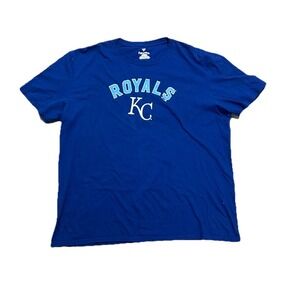 KC Kansas City Royals George Brett #5 Short Sleeve Blue T-Shirt XL